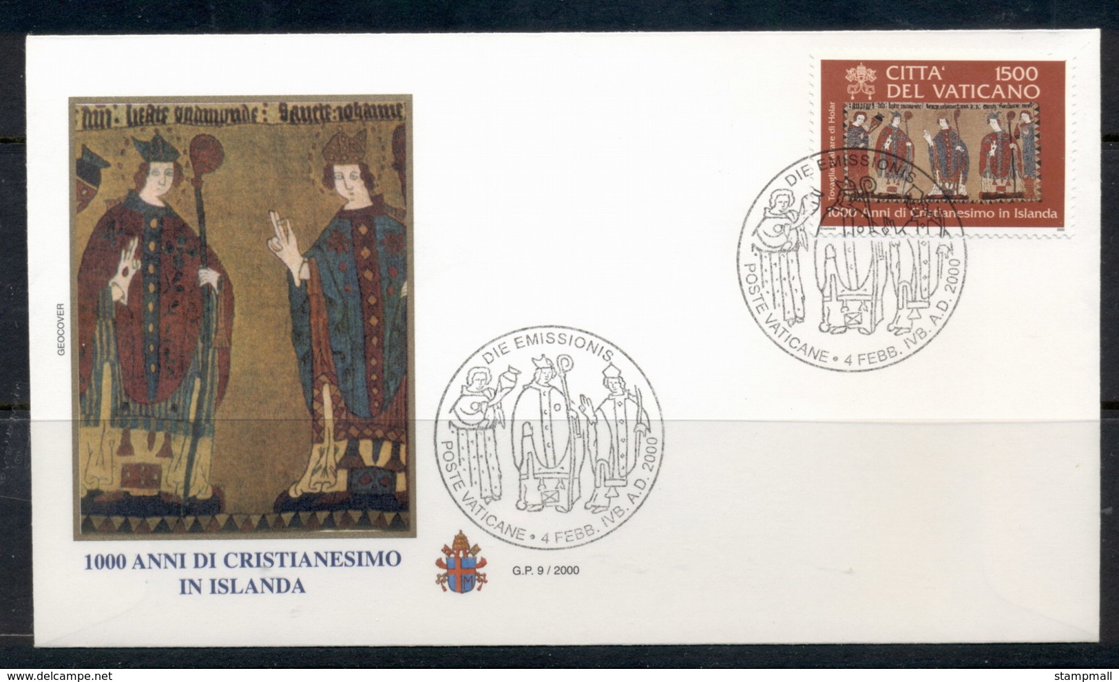 Vatican 2000 Christianity In Iceland FDC - FDC