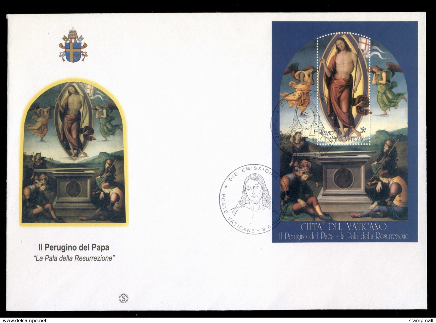 Vatican 2005 Resurection Of Christ MS XLFDC - FDC