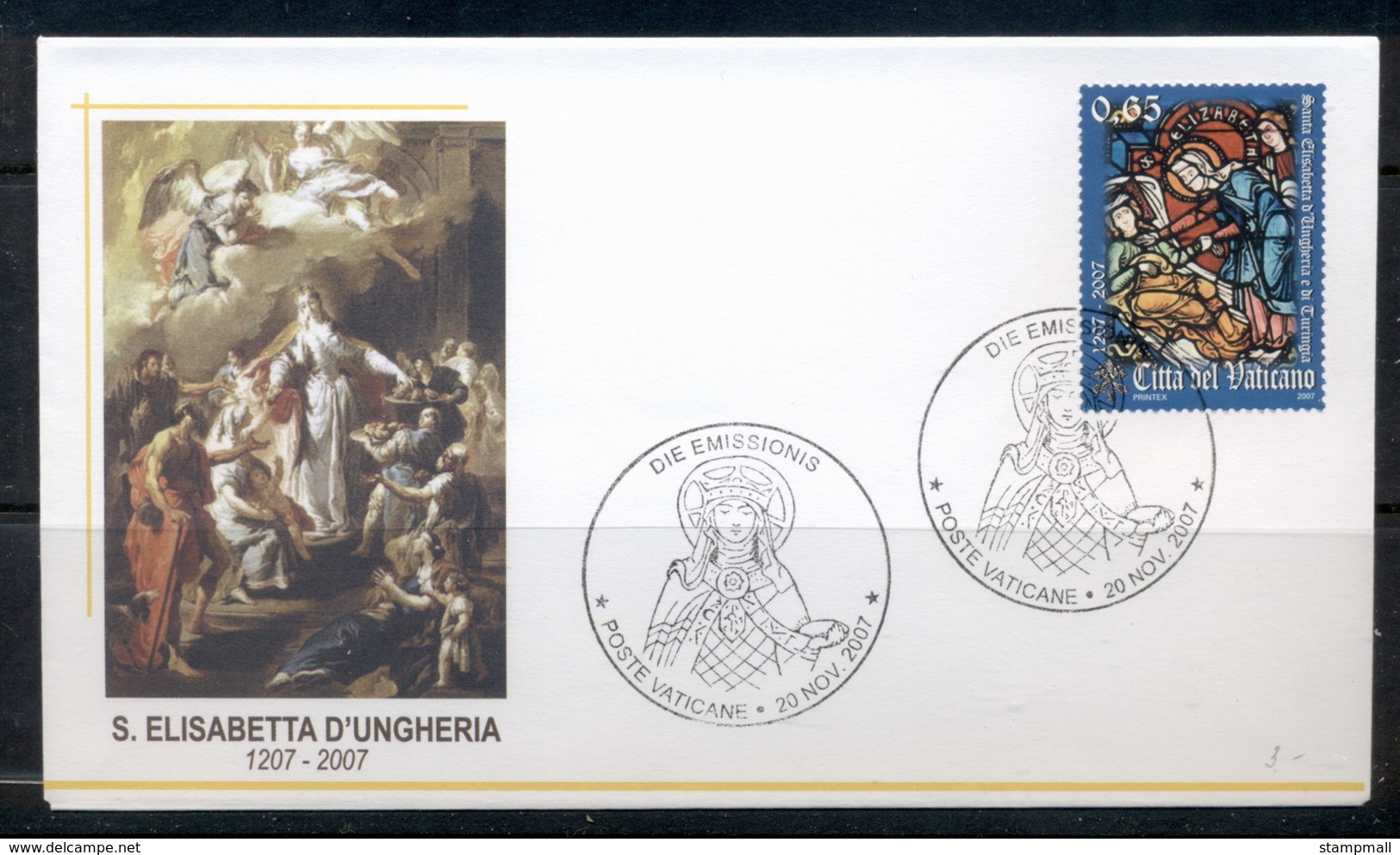 Vatican 2007 St Elizabeth Of Hungary FDC - FDC