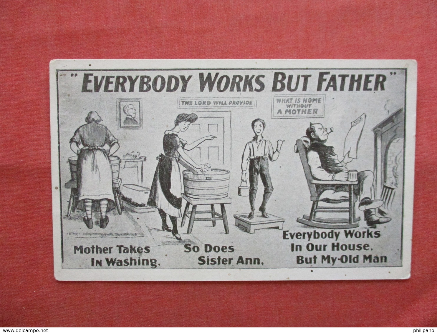 Everybody Works But Father      Ref  3475 - Humour