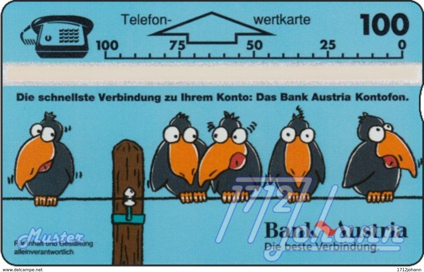 AUSTRIA Private: *Bank Austria Kontofon - 100E* - SAMPLE [ANK P230M] - Oesterreich