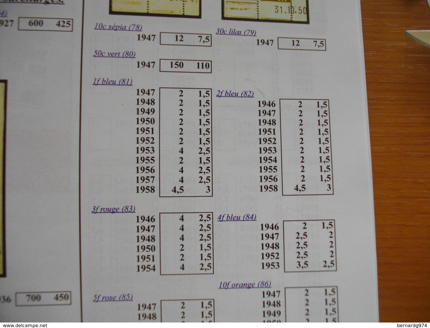 Réunion : Maury Taxe N° 37 En Feuille Rare Tirage Spécial CFA  De 1959  (le Dernier Tirage De France Est De 1958) - Neufs