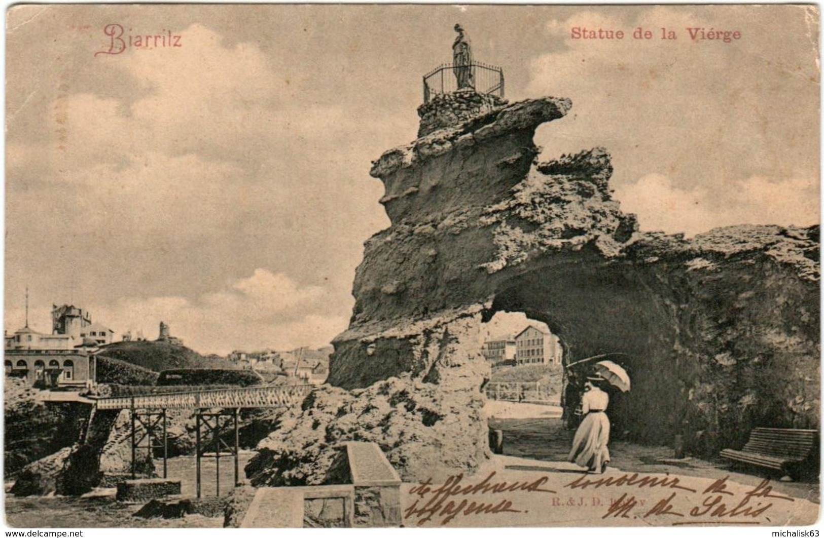 4RS 732. BIARRITZ - STATUE DE LA VIERGE - Biarritz