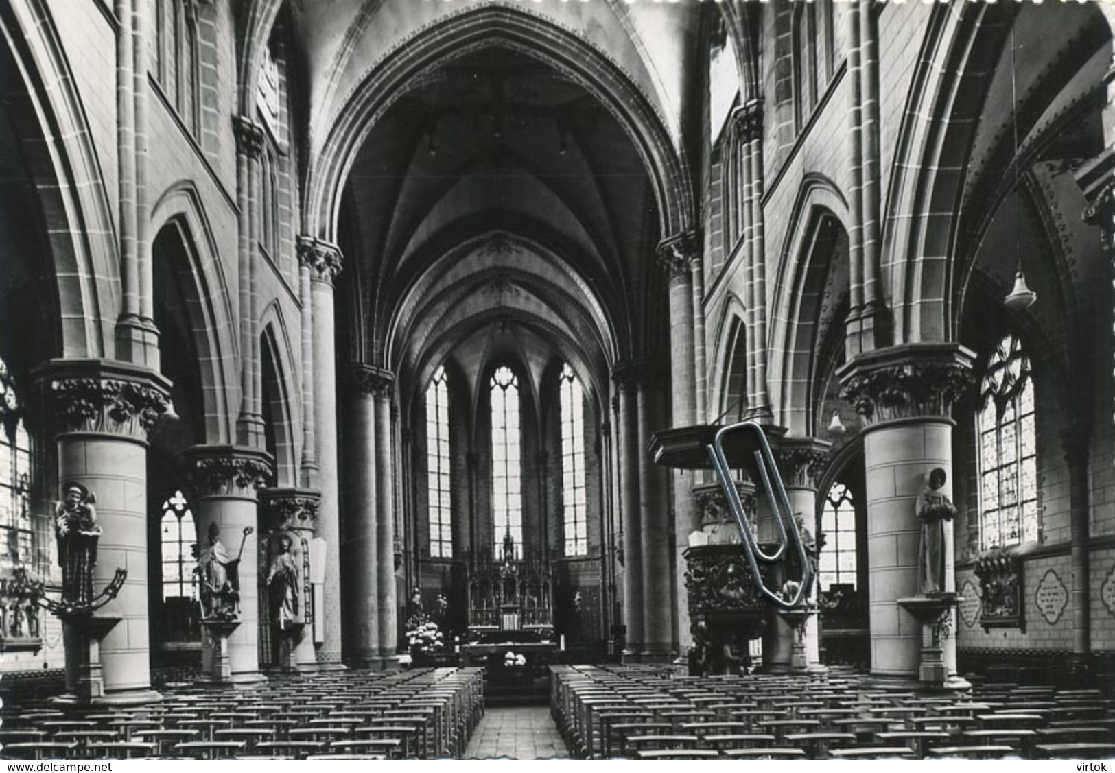 RETIE :  St. Martinuskerk Binnenzicht    ( Format 15 X 10.5 Cm ) - Retie