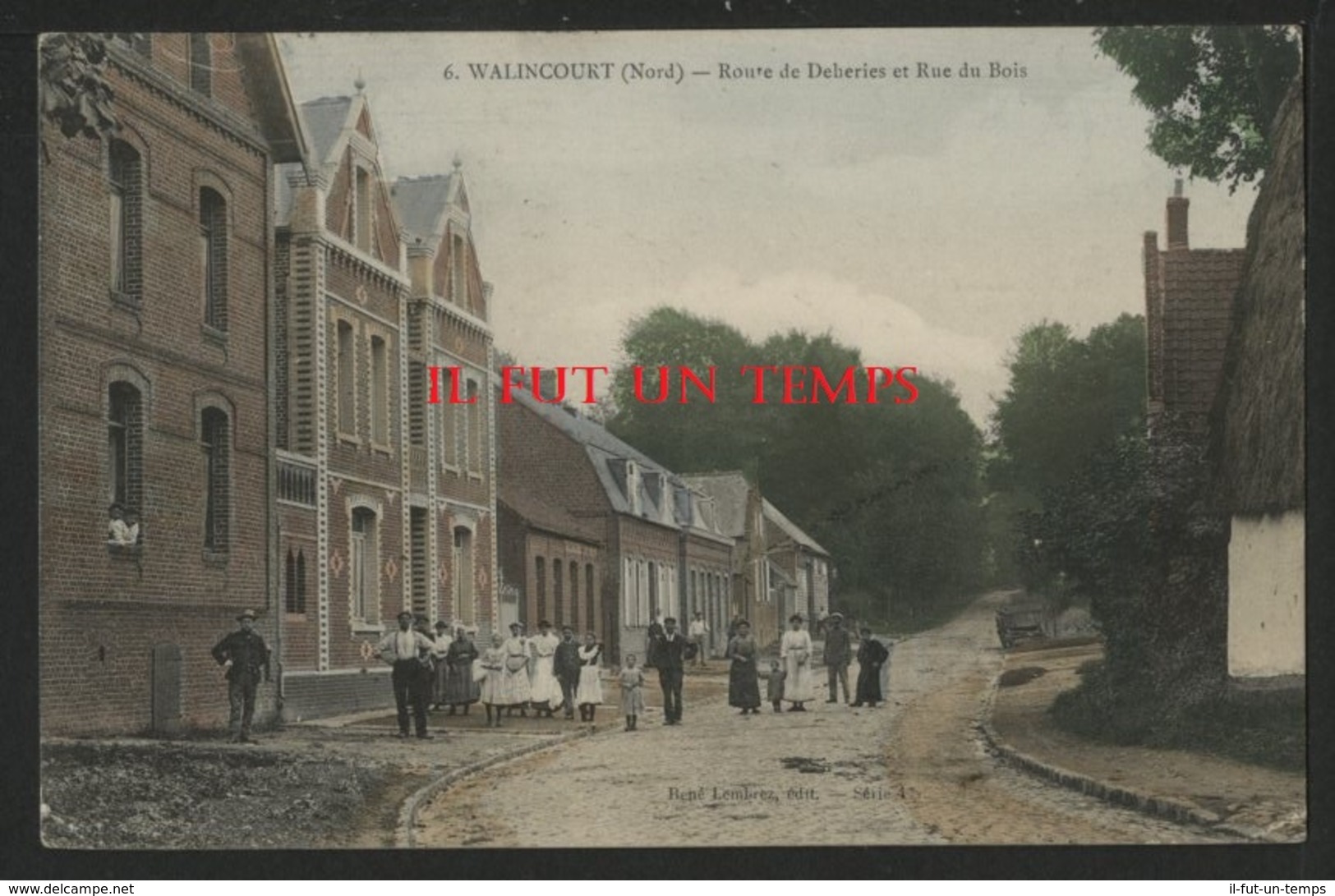 59 WALINCOURT - Route De Deherie Et Rue Du Bois - COULEURS - BELLE - Altri & Non Classificati