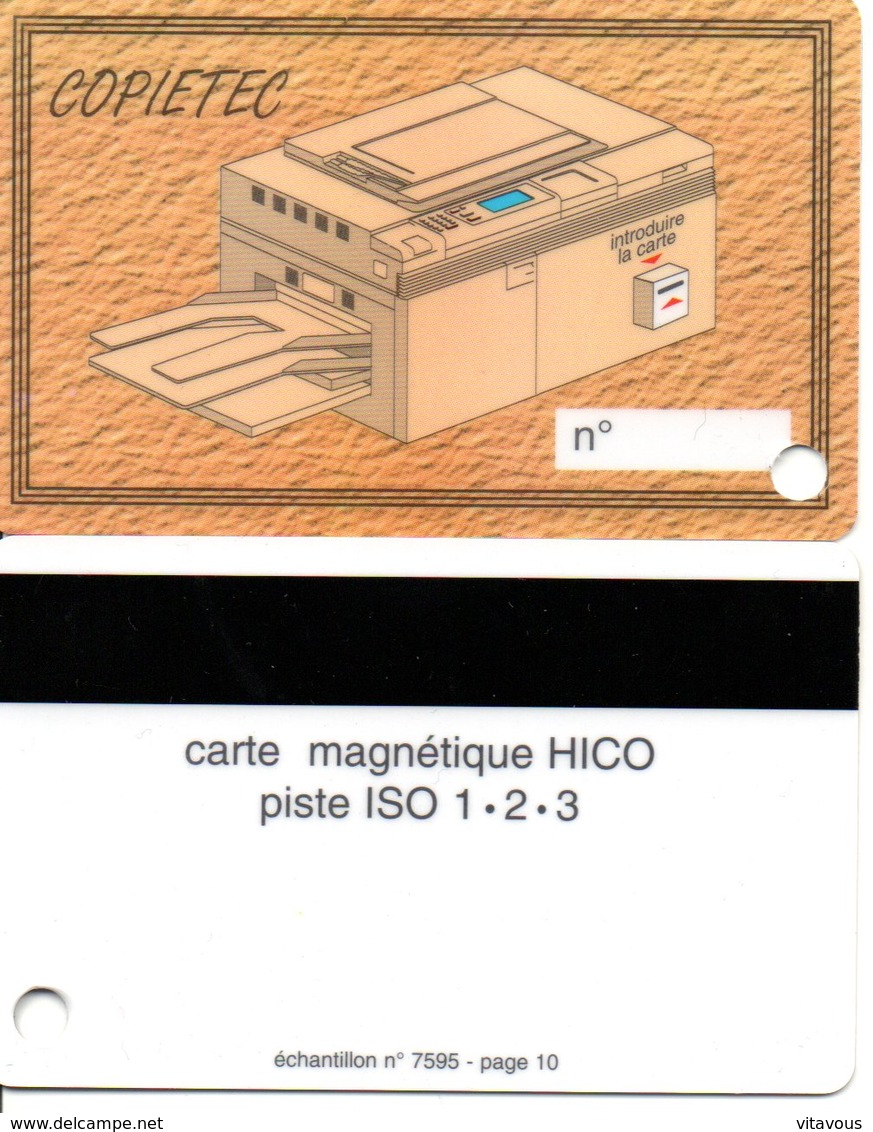 Carte Démonstration Magnétique HICO Piste ISO 1.2.3 - échantillon - Informatique Imprimante (D 543) - Cartes De Salon Et Démonstration