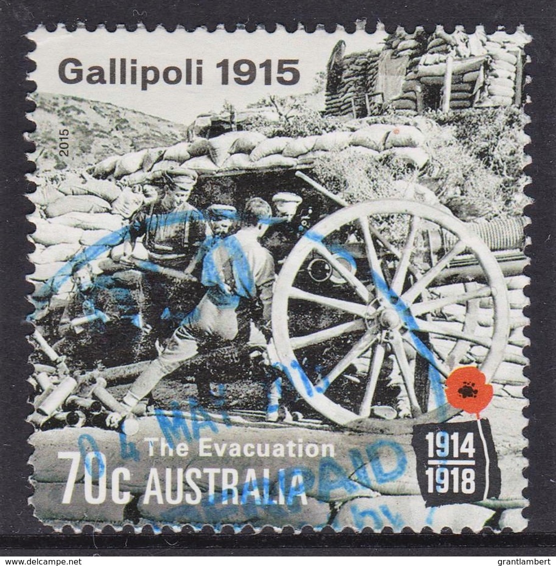 Australia 2015 Gallipoli 1915 The Evacuation $1 Used - See Notes - Used Stamps