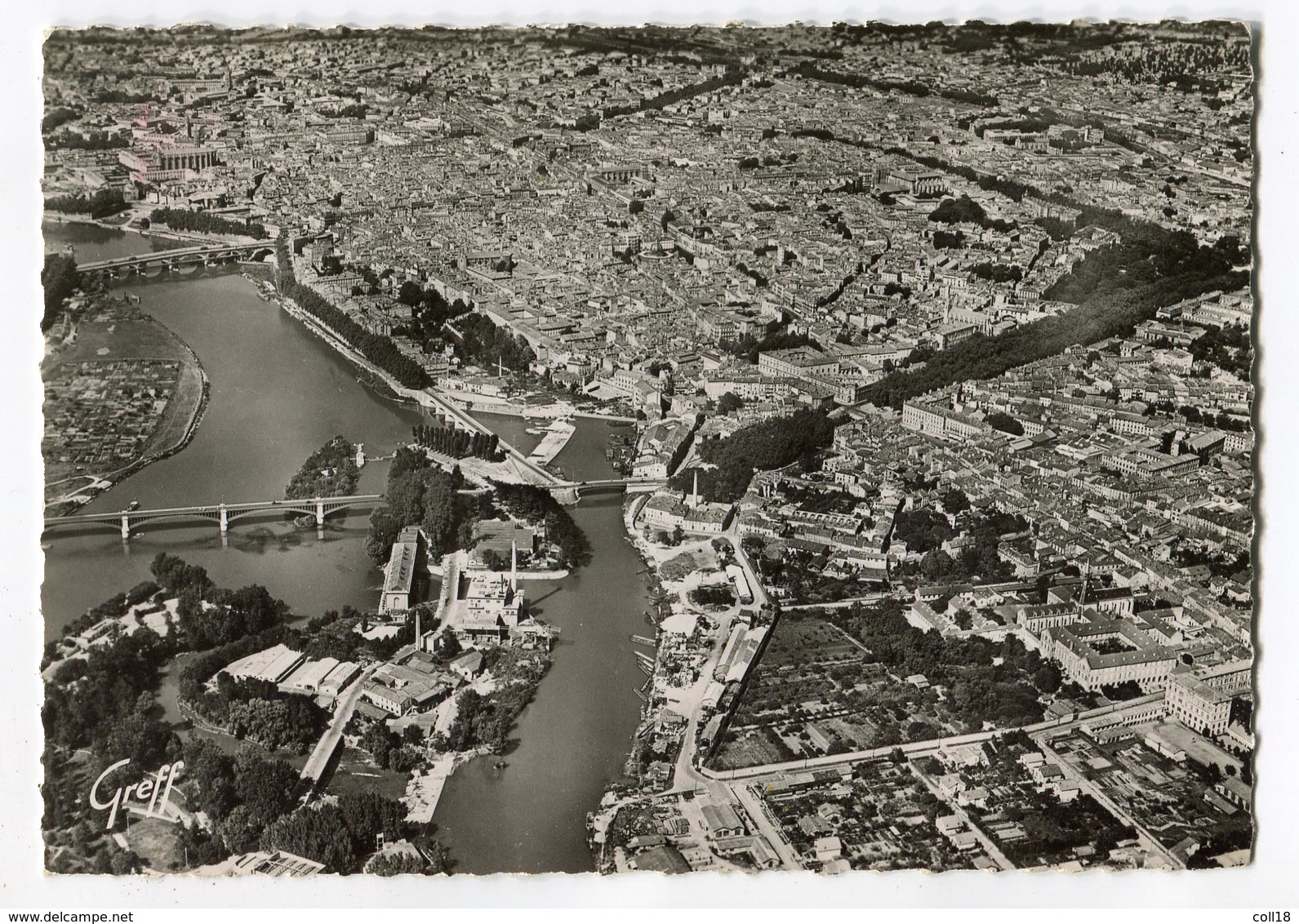 CPSM 31 ( Grand Format ) TOULOUSE Vue D' Avion - Toulouse