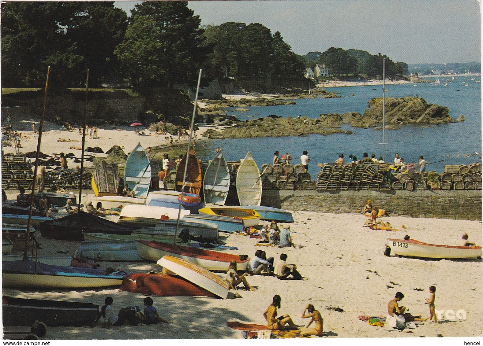 BEG-MEIL (FOUESNANT). La Plage Et La Cale. La Plage De Kerveltrec - Beg Meil