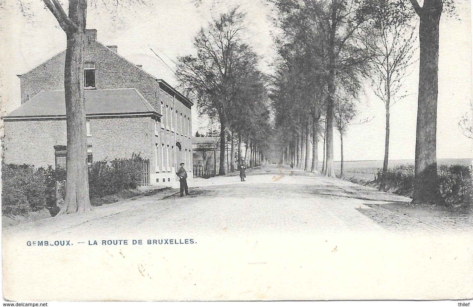 Gembloux NA32: La Route De Bruxelles 1906 - Gembloux