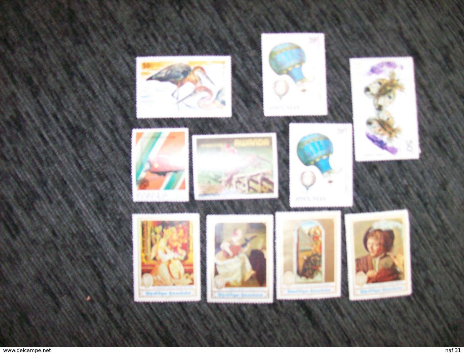 Rwanda Petit Lot De Timbres Ob - Sammlungen