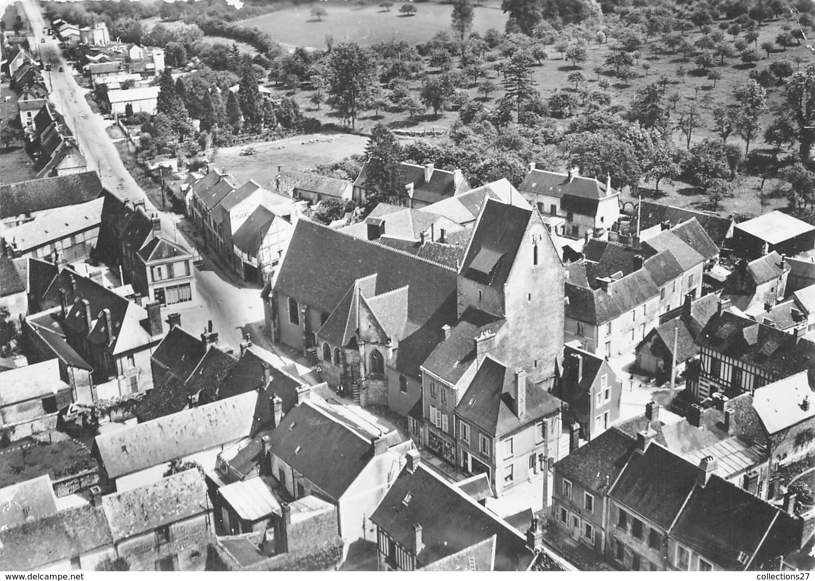 61-LE-MERLERAULT- VUE GENERALE DU CIEL - Le Merlerault