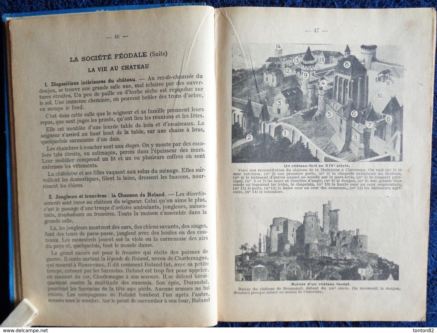 Gauthier Et Deschamps - Cours D' HISTOIRE DE FRANCE - Certificat D'études - Hachette - ( 1923 ) . - 6-12 Ans