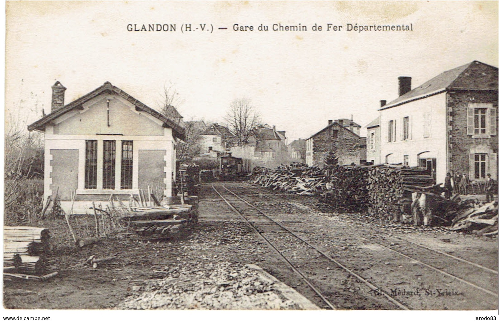 87 GLANDON Lot De Deux Cartes - Autres & Non Classés