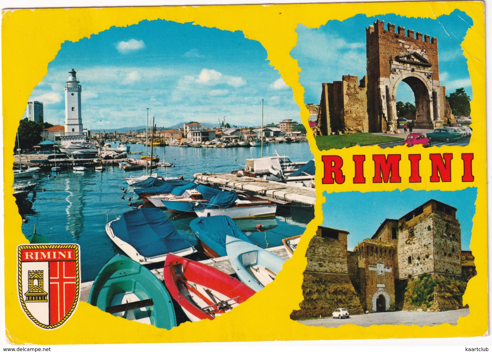 Rimini -  Boats, Phare - ( Italia) - 1975 - Rimini