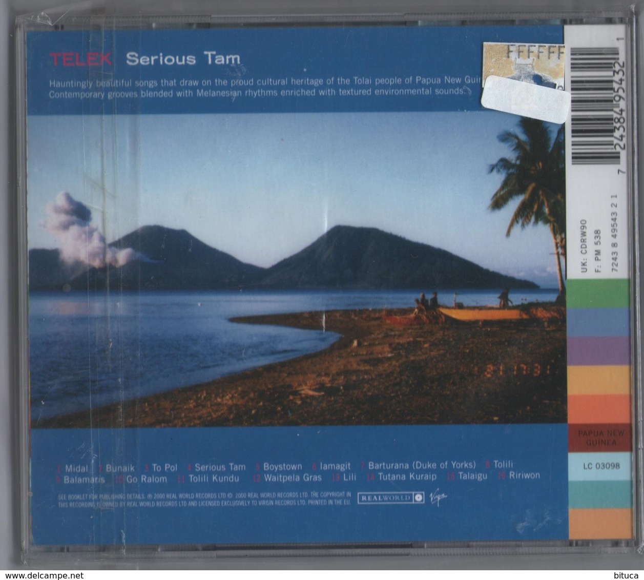 CD 16 TITRES TELEK SERIOUS TAM NEUF SOUS BLISTER & RARE - Wereldmuziek
