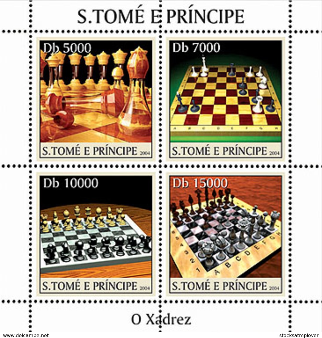 Sao  Tome 2004  Chess - Sao Tome Et Principe