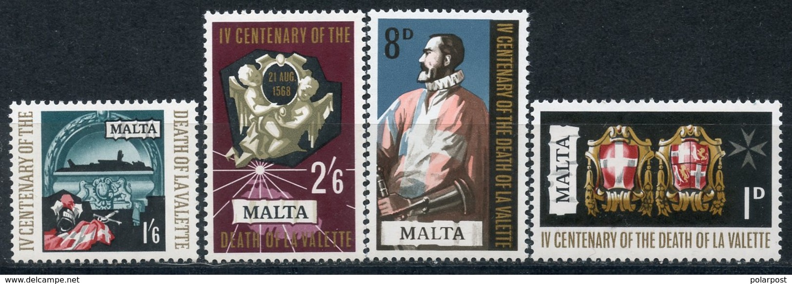 Malta 1968 376-379 400th Anniversary Of The Death Of Valletta - Malta