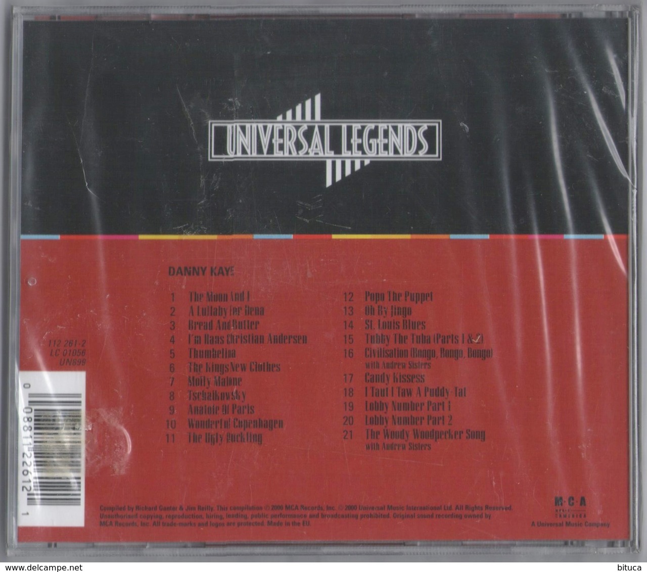CD 21 TITRES DANNY KAYE UNIVERSAL LEGENDS NEUF SOUS BLISTER & TRèS RARE - Cómica