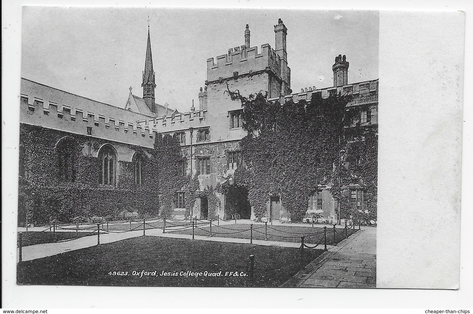 Oxford - Jesus College Quad.  - Early Frith 48623 - Oxford