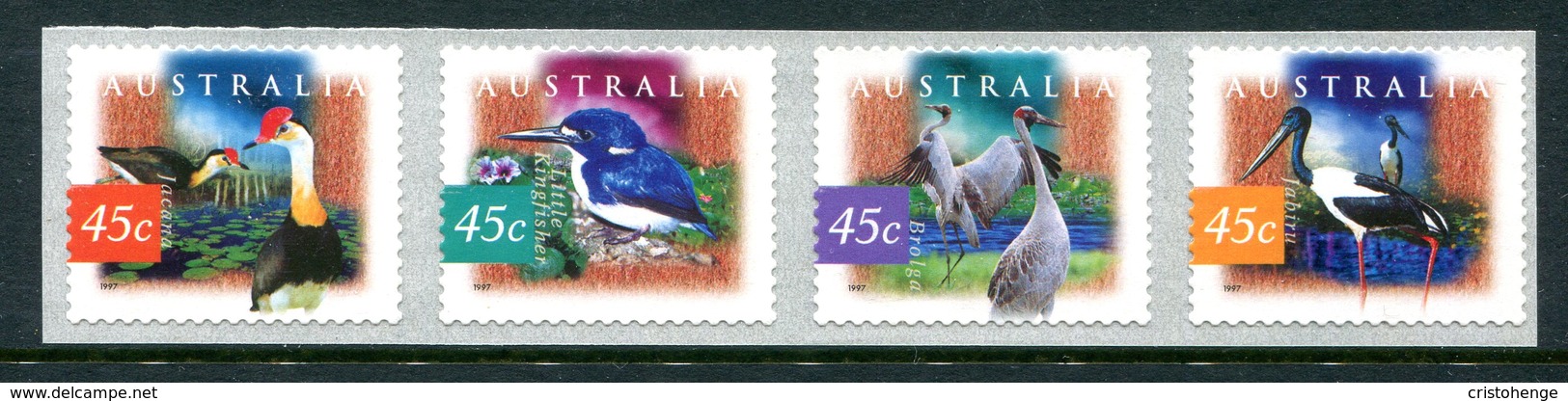 Australia 1997 Fauna & Flora - 2nd Issue - Self-adhesive - P.12½ X 13 - Set MNH (SG 1687d-1690d) - Mint Stamps