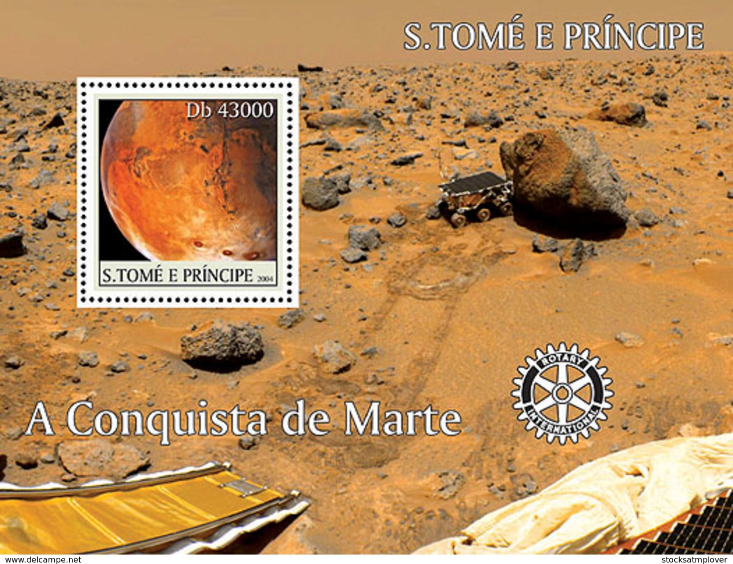 Sao  Tome 2004  Conquest Of Mars ,space - Sao Tome And Principe