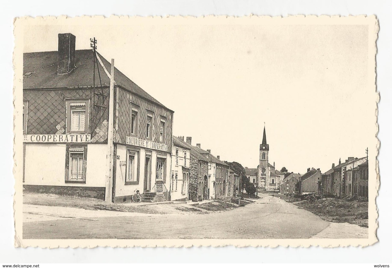 Rienne Rue Gilbert Lepropre L'ouvrière Coopérative Carte Postale Ancienne Gedinne - Gedinne