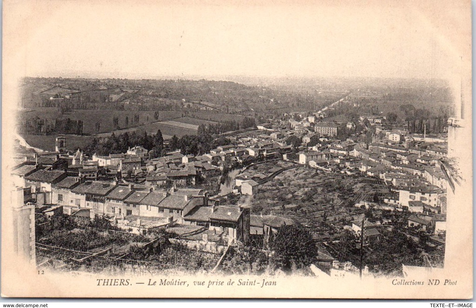 63 THIERS - Carte Postale Ancienne, Voir Cliché [REF/S003803] - Thiers