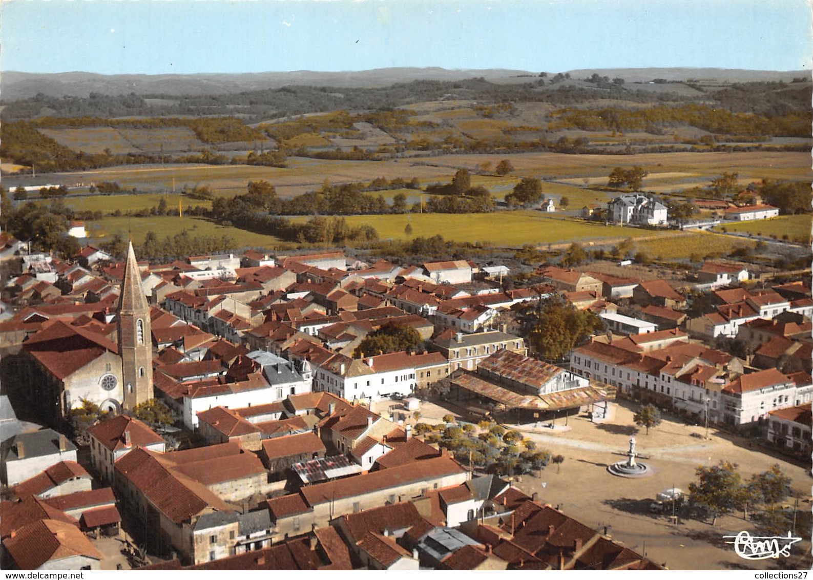 65-RABASTENS- VUE GENERALE AERIENNE - Rabastens De Bigorre