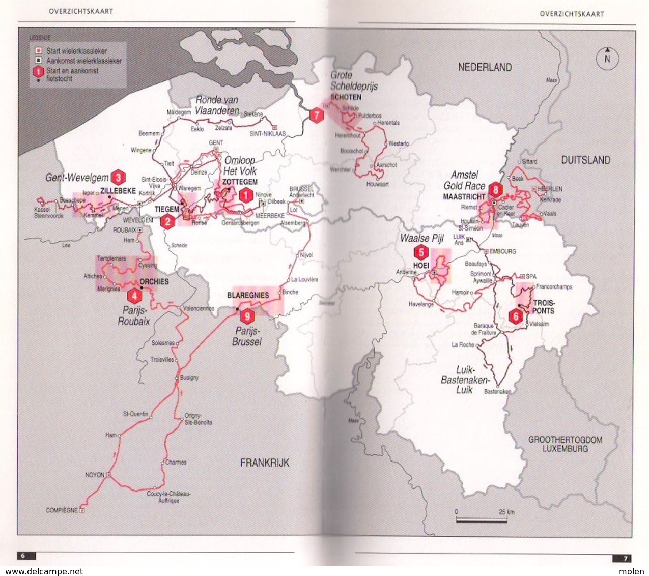 FIETSGIDS VOOR DE WIELERKLASSIEKERS Lannoo 113pg TRAJECTEN VAN DE GROTE WIELERWEDSTRIJDEN Fiets FIETSEN FIETSROUTE Z238 - Andere & Zonder Classificatie