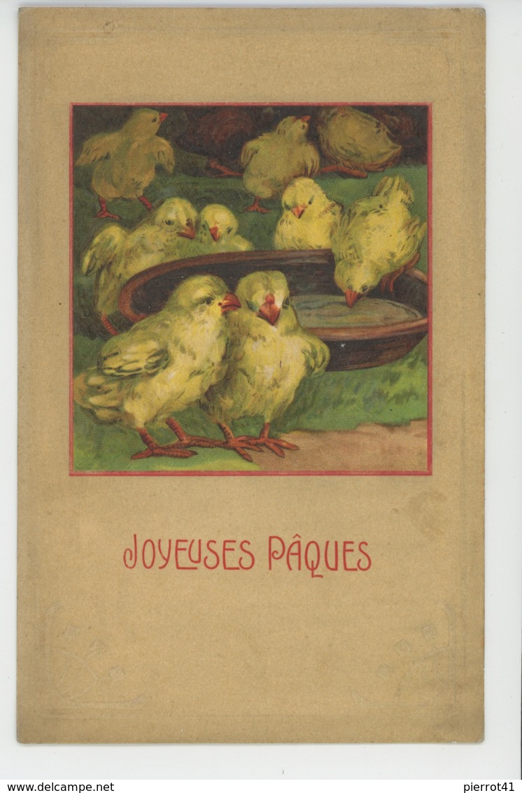 PAQUES - Jolie Carte Fantaisie Poussins De "Joyeuses Pâques " - RAPHAEL TUCK SERIE 924P - Pasen