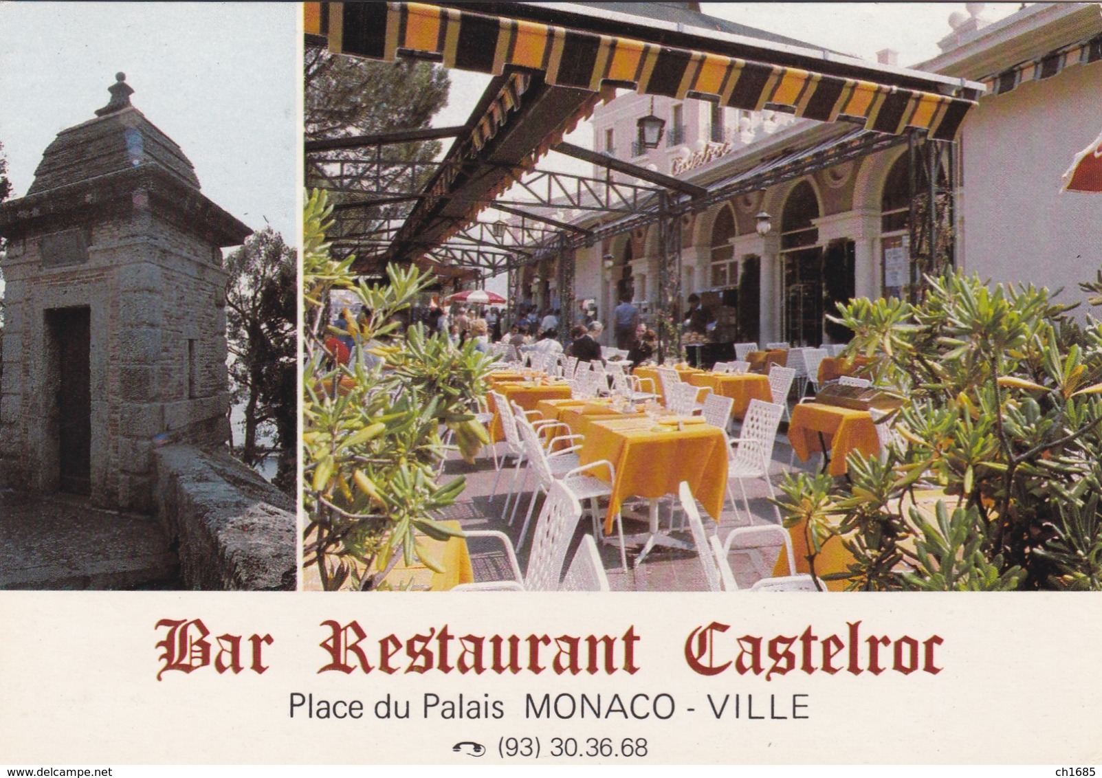 MONACO :  Bar Restaurant Castelroc - Bar & Ristoranti