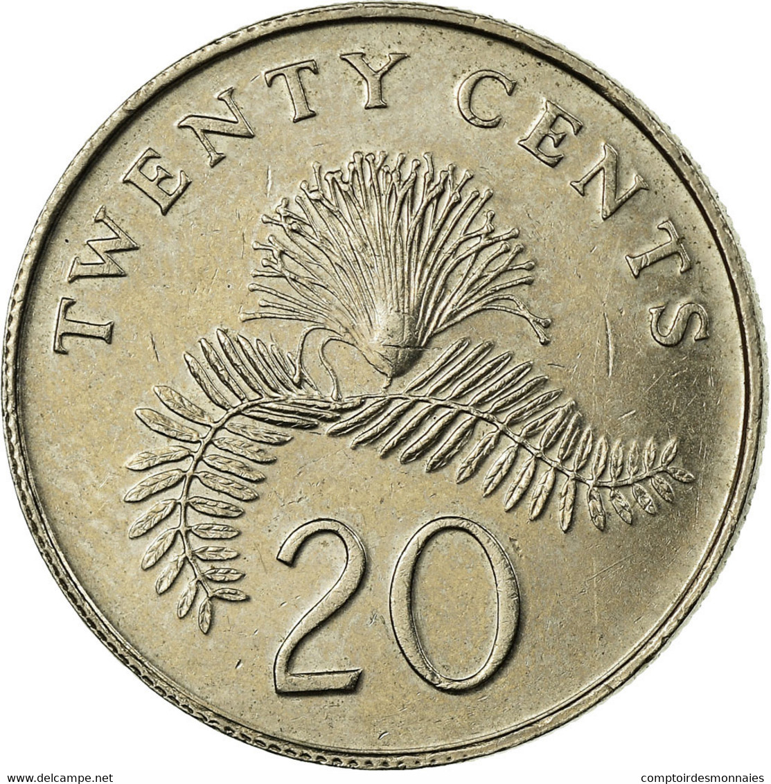 Monnaie, Singapour, 20 Cents, 2007, Singapore Mint, TTB, Copper-nickel, KM:101 - Singapour