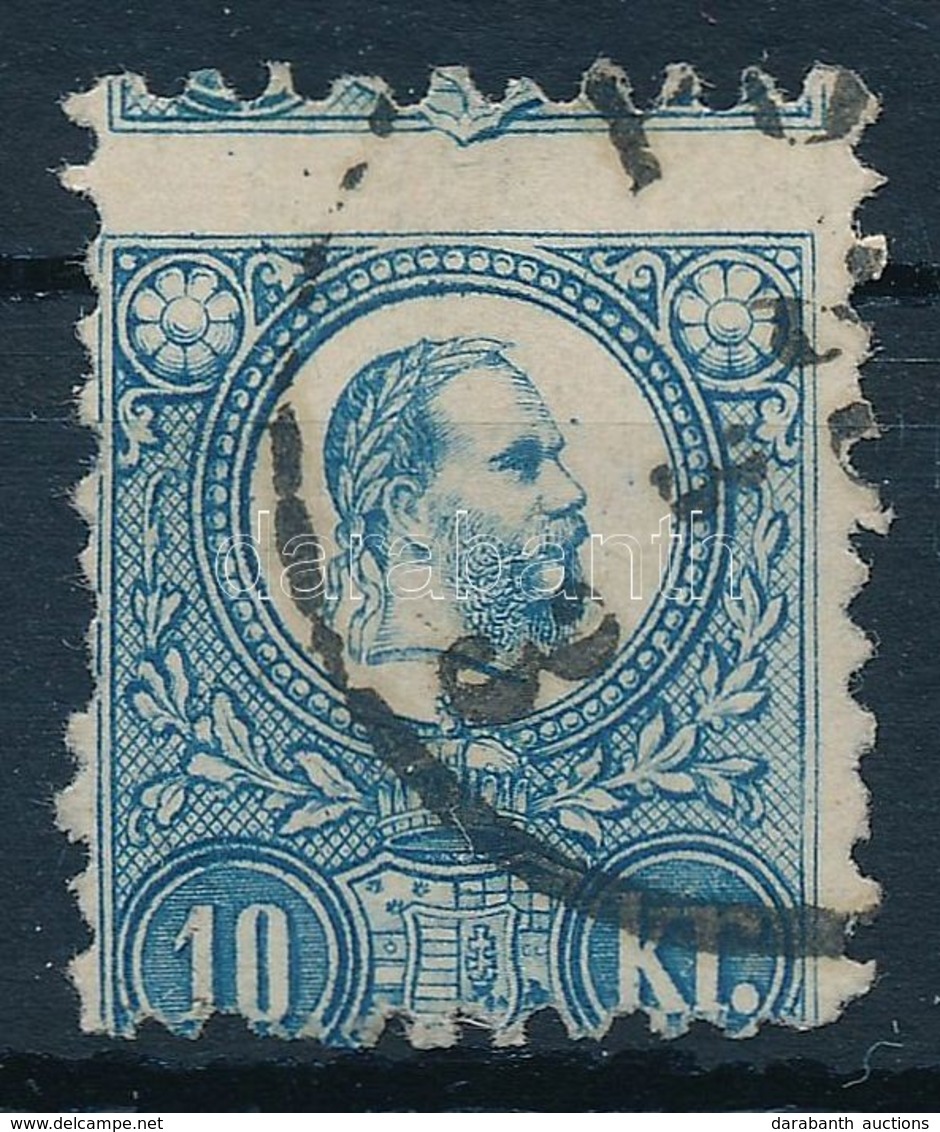 O 1871  Réznyomat 10kr Képbe Fogazva - Altri & Non Classificati