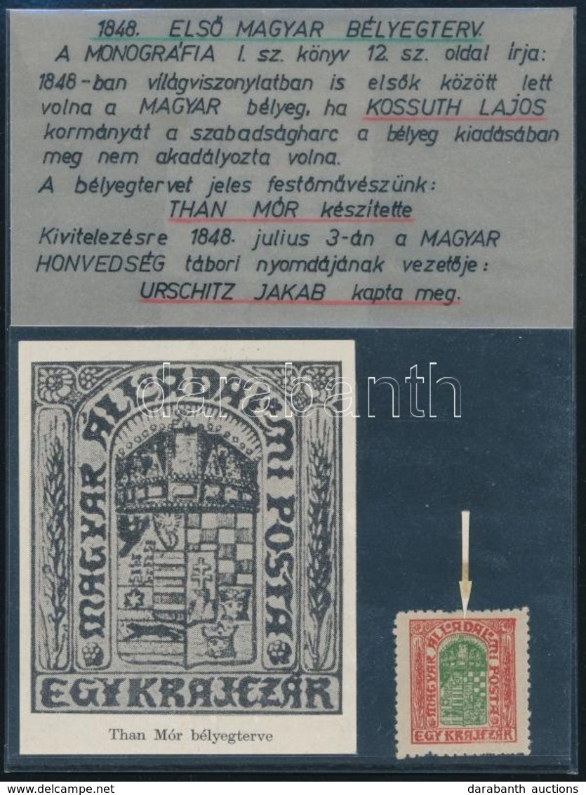 1848 Első Magyar Bélyegterv - Altri & Non Classificati