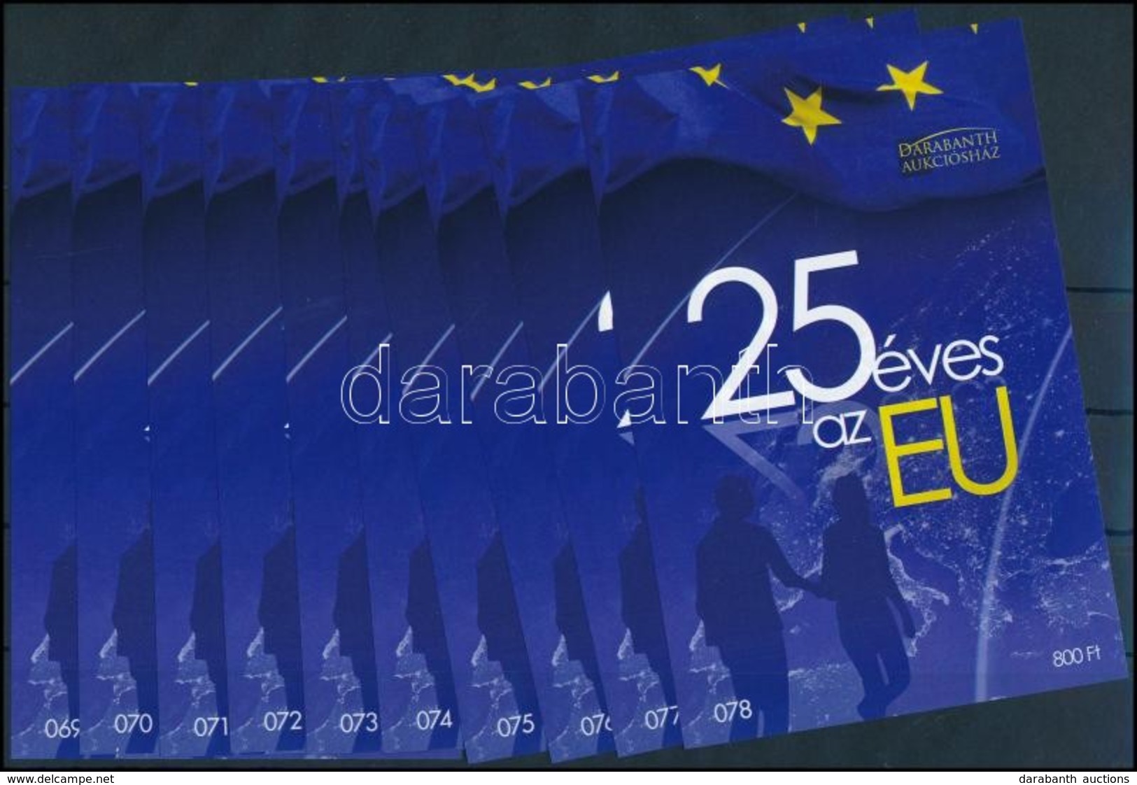 ** 2017 10 Db 25 éves Az EU Emlékív (15.000) - Altri & Non Classificati