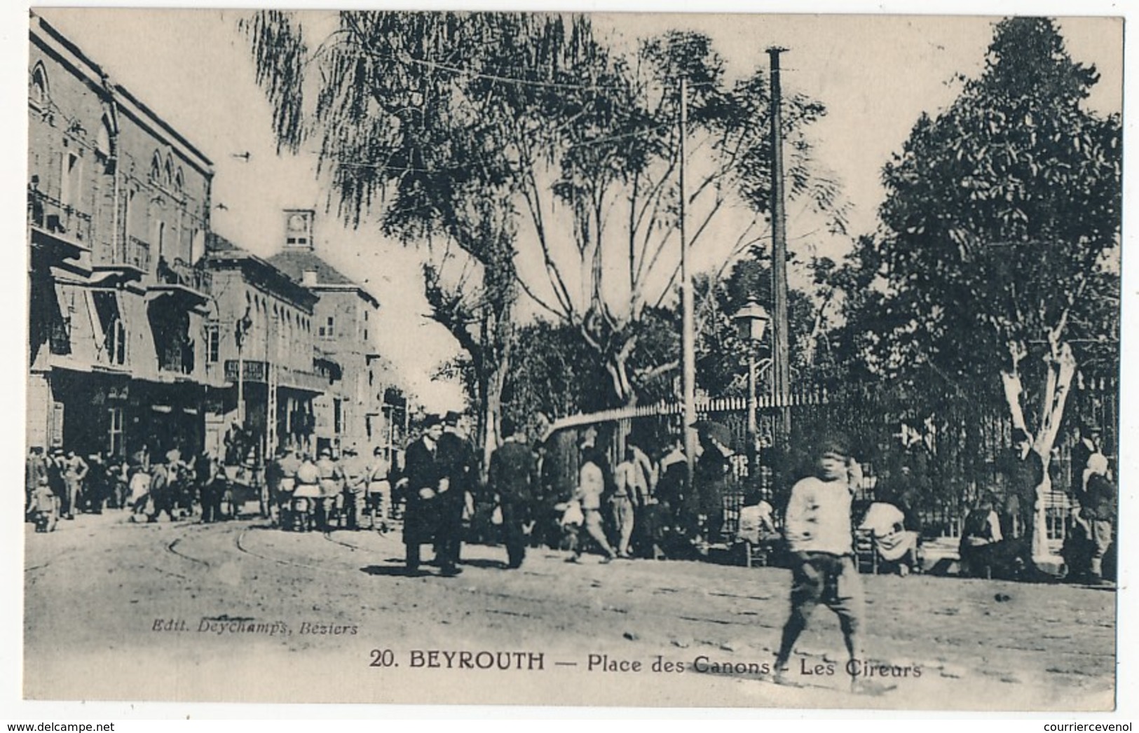 CPA - BEYROUTH (Liban) - Place Des Canons, Les Cireurs - Liban