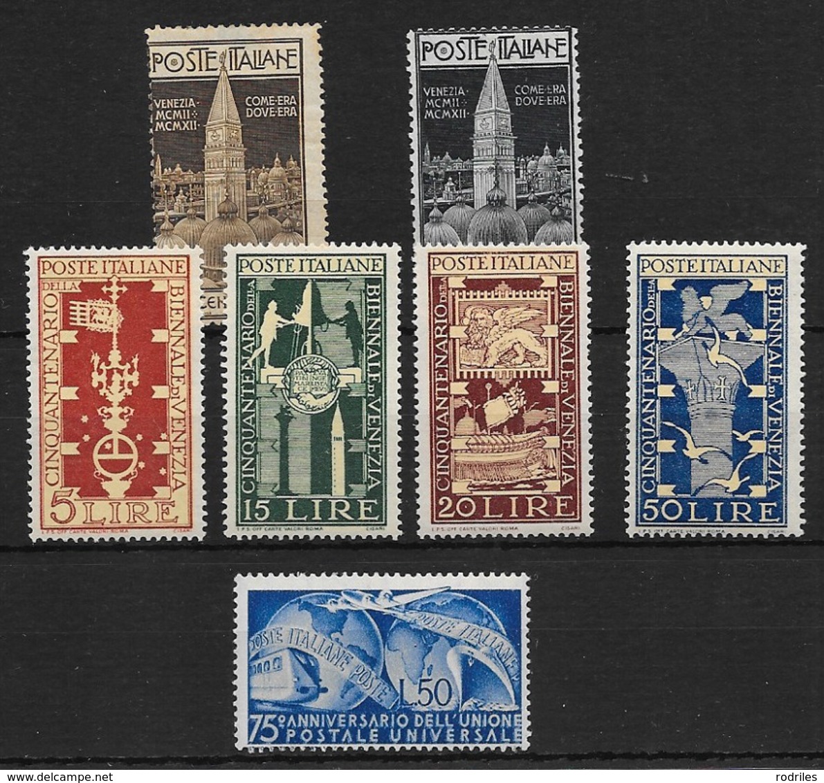 ITALIA. YVERT NUM. 93/94-532/35**-538**. - Nuevos