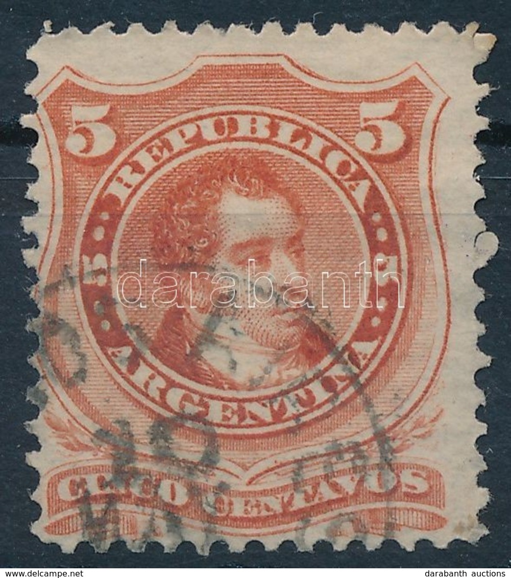 O Argentína 1867 1 Db Forgalmi Bélyeg - Altri & Non Classificati