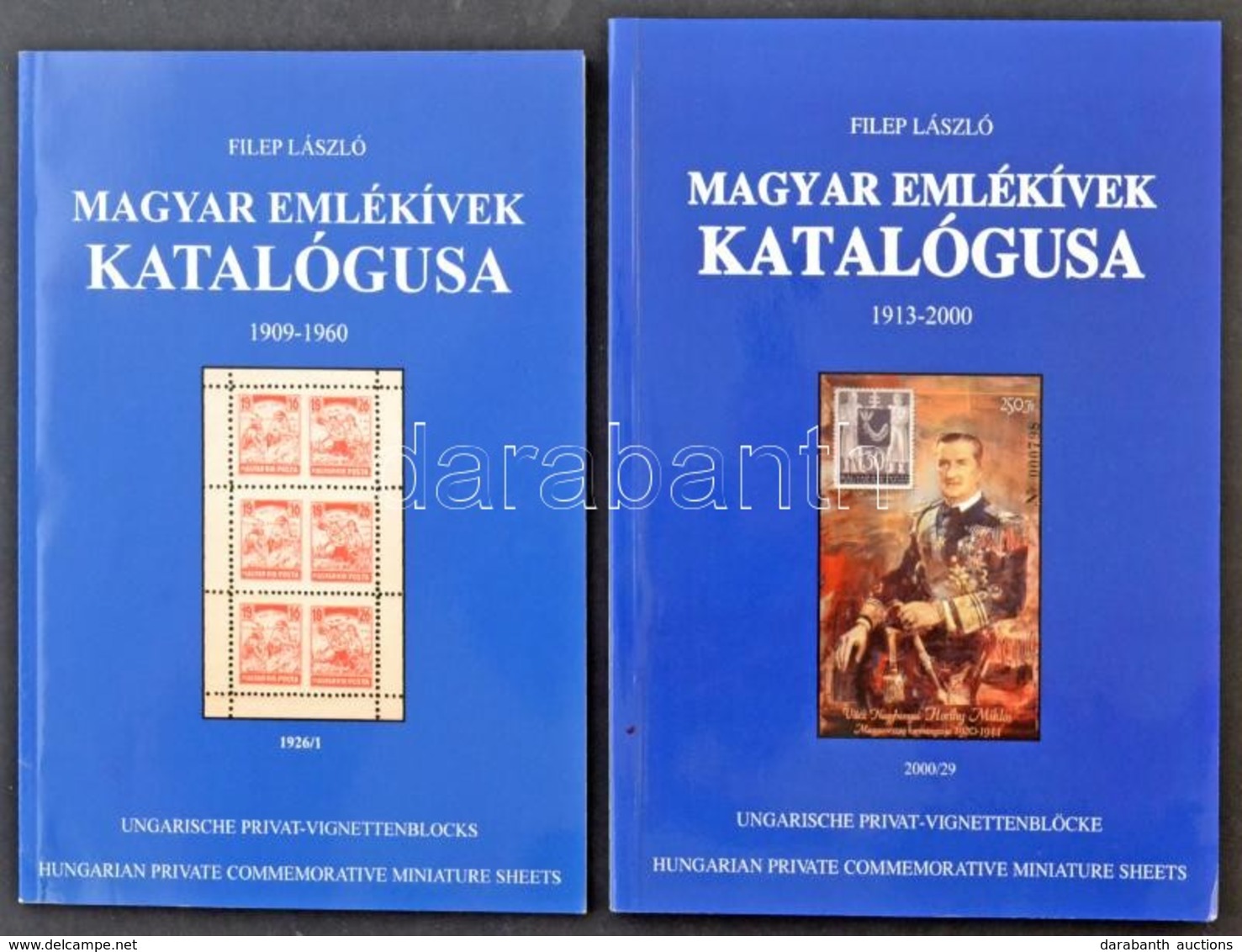 Filep László: Magyar Emlékívek Katalógusa 1909-1906 + 1913-2000 - Sonstige & Ohne Zuordnung