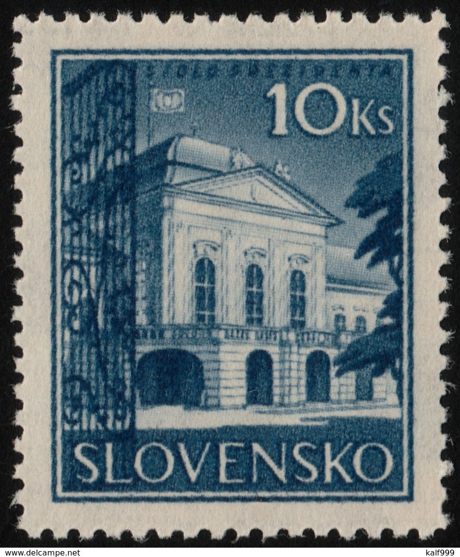 ~~~ Slovakia 1940 - Bratislava Residence - WM 1 , Perf 12½ - Mi. 70 ** MNH OG  ~~~ - Ongebruikt