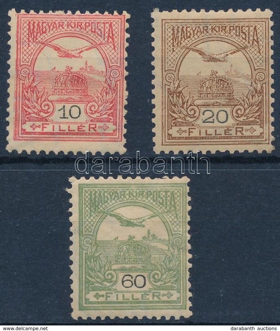 * 1900 Turul 10f, 20f és 60f (14.400) - Altri & Non Classificati