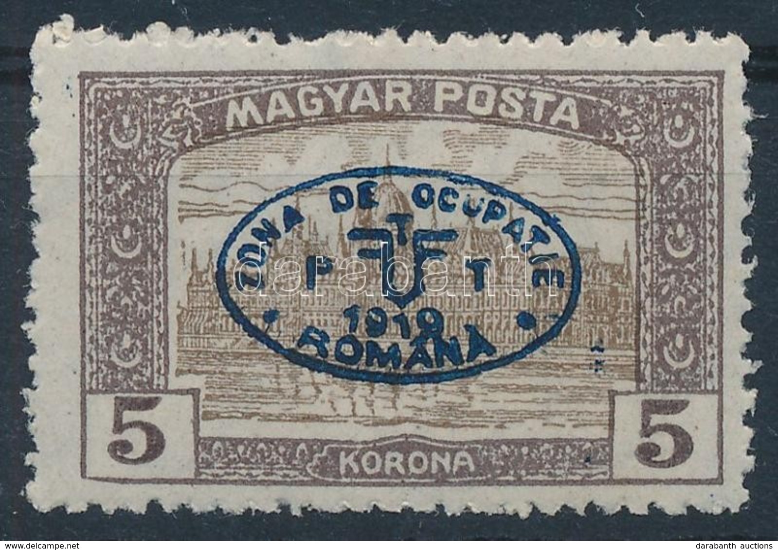** Debrecen I. 1919 Magyar Posta 5K Próbanyomat Garancia Nélkül (300.000) - Autres & Non Classés