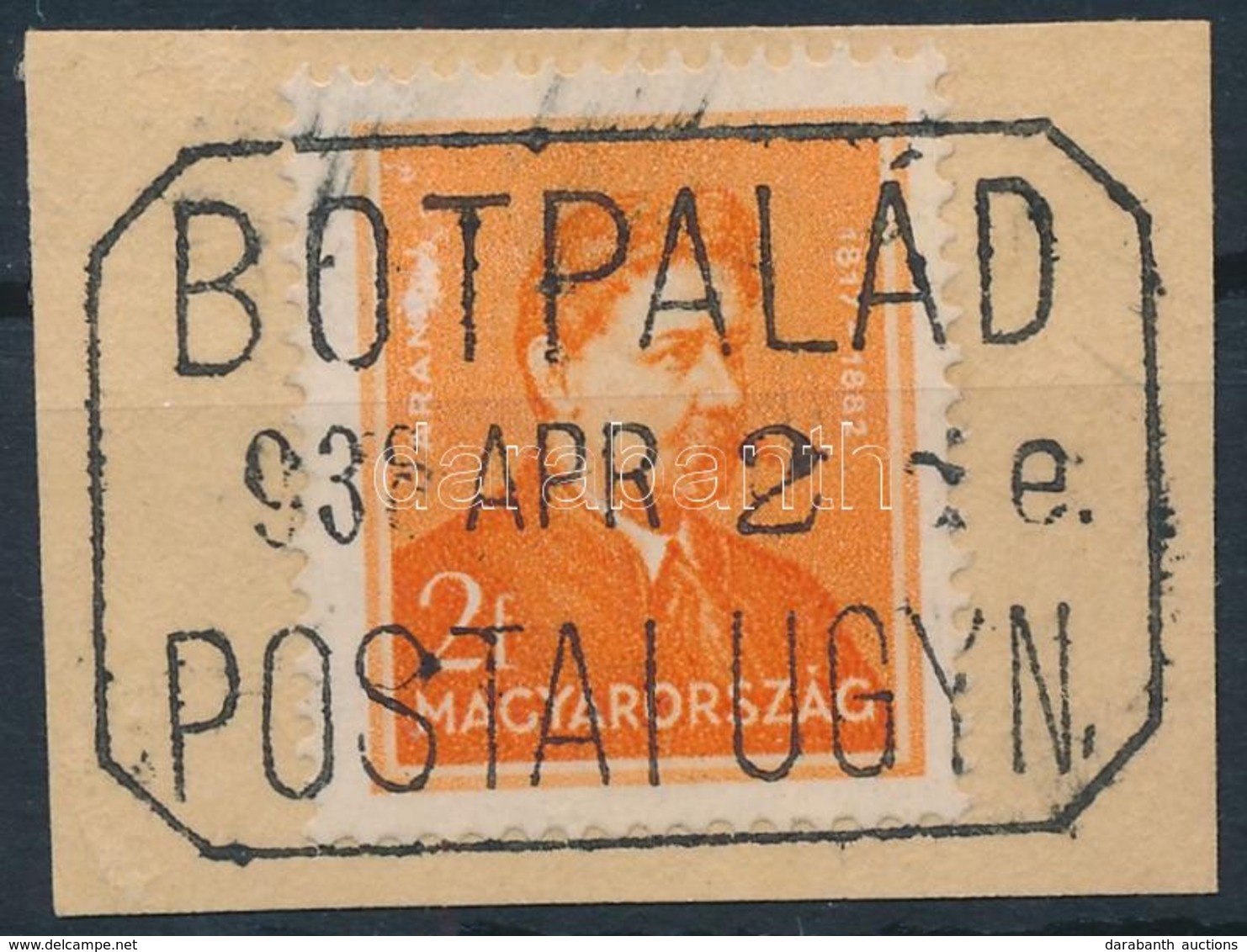 'BOTPALÁD' Postaügynökségi Bélyegzés - Altri & Non Classificati