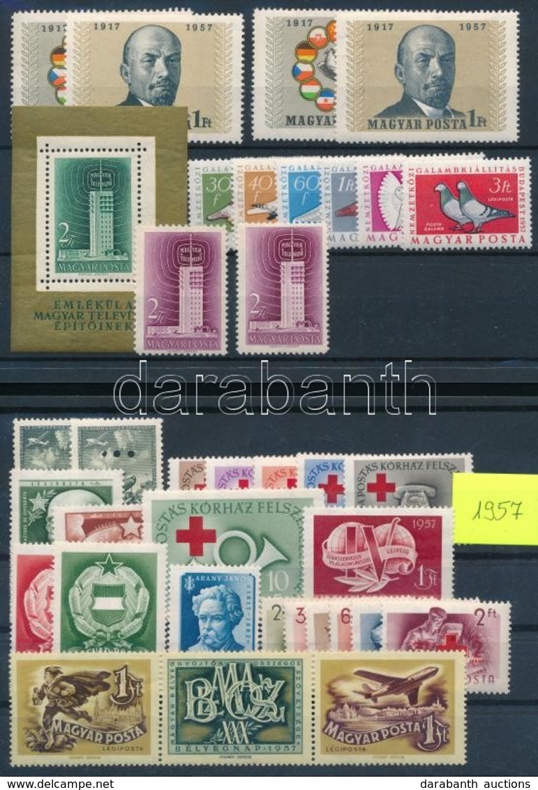 ** 1957-1958 Sorok és Bélyegek Változatokkal - Altri & Non Classificati