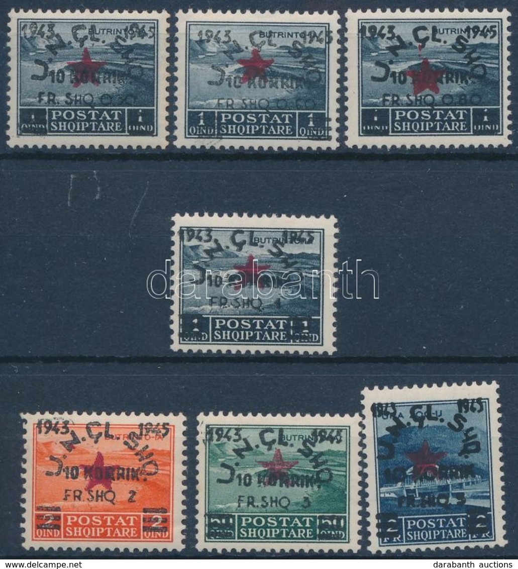 ** 1945 2 éves A Néphadsereg Sor Mi 368-374 - Andere & Zonder Classificatie