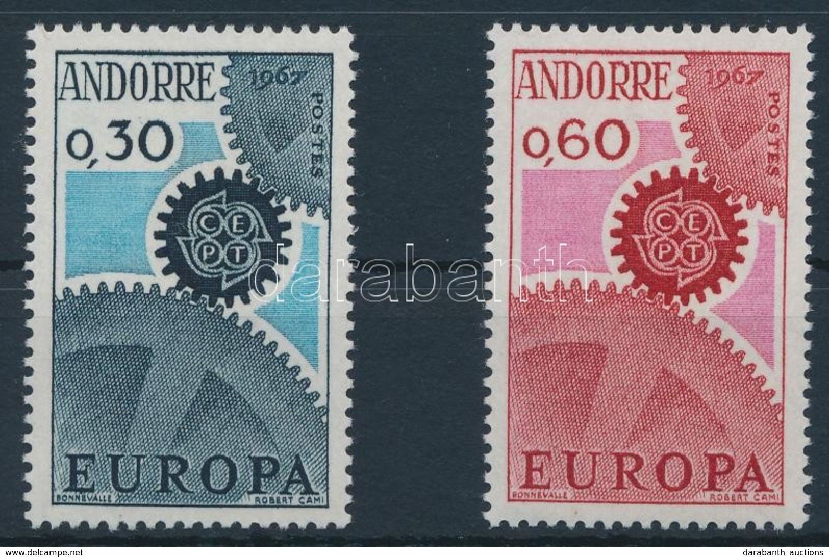 ** 1967 Europa CEPT Sor,
Europa CEPT Set
Mi 199-200 - Altri & Non Classificati