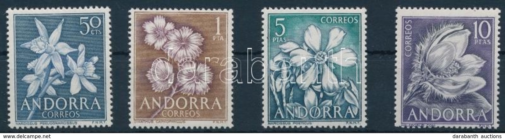 ** 1966 Virágok Sor,
Flowers Set
Mi 67-70 - Altri & Non Classificati