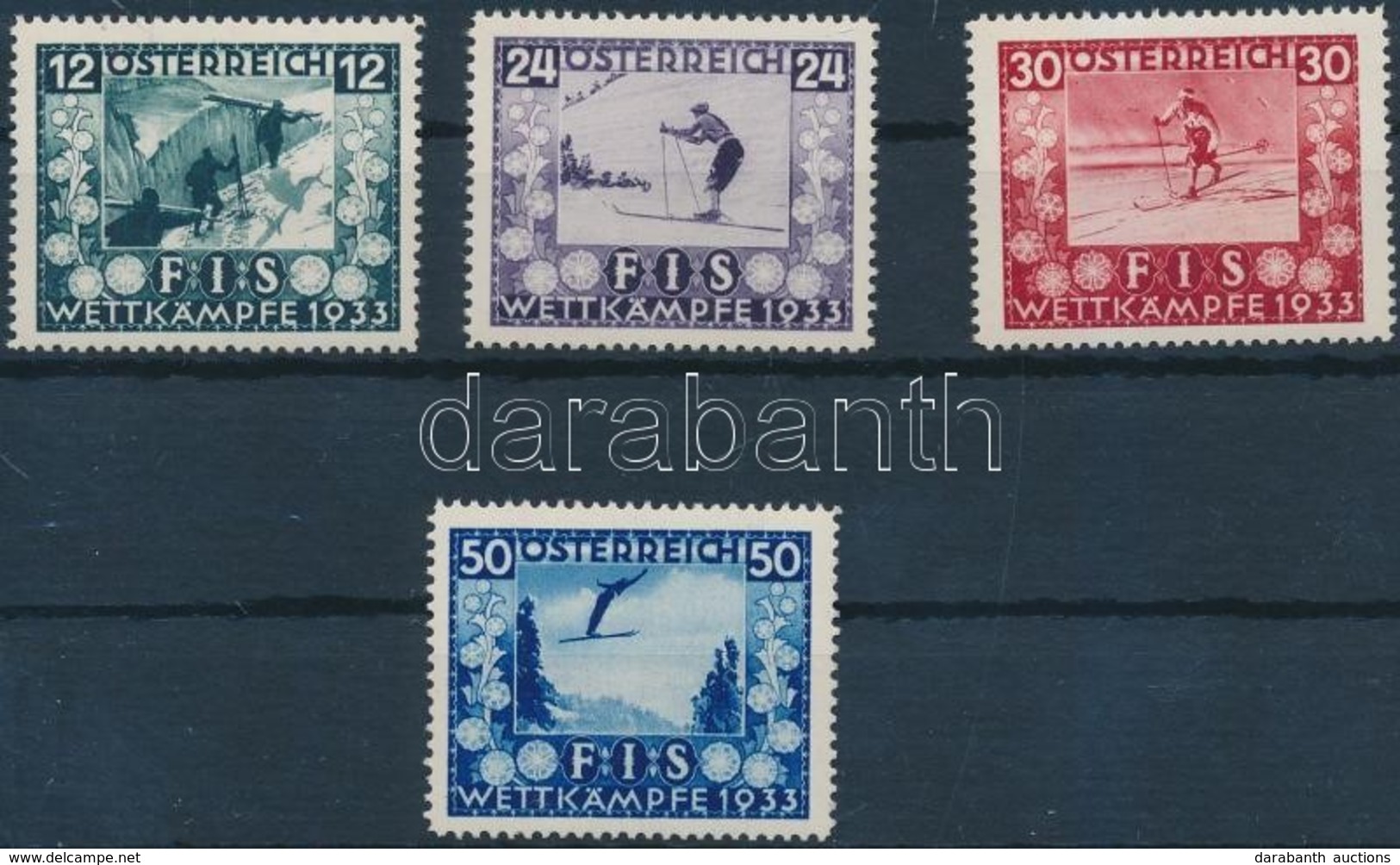 ** 1933 FIS VB Mi 551-554 - Altri & Non Classificati