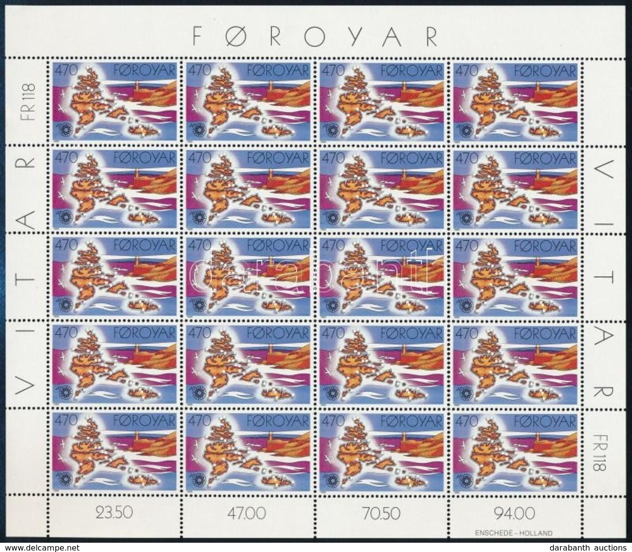 ** 1985 Világítótornyok Kisívsor Mi 121-124 - Altri & Non Classificati